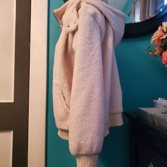 Anthropologie Teddy Bear Sherpa Jacket - Picture 5 of 11